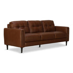 Alaric Leather Sofa - Indoor
