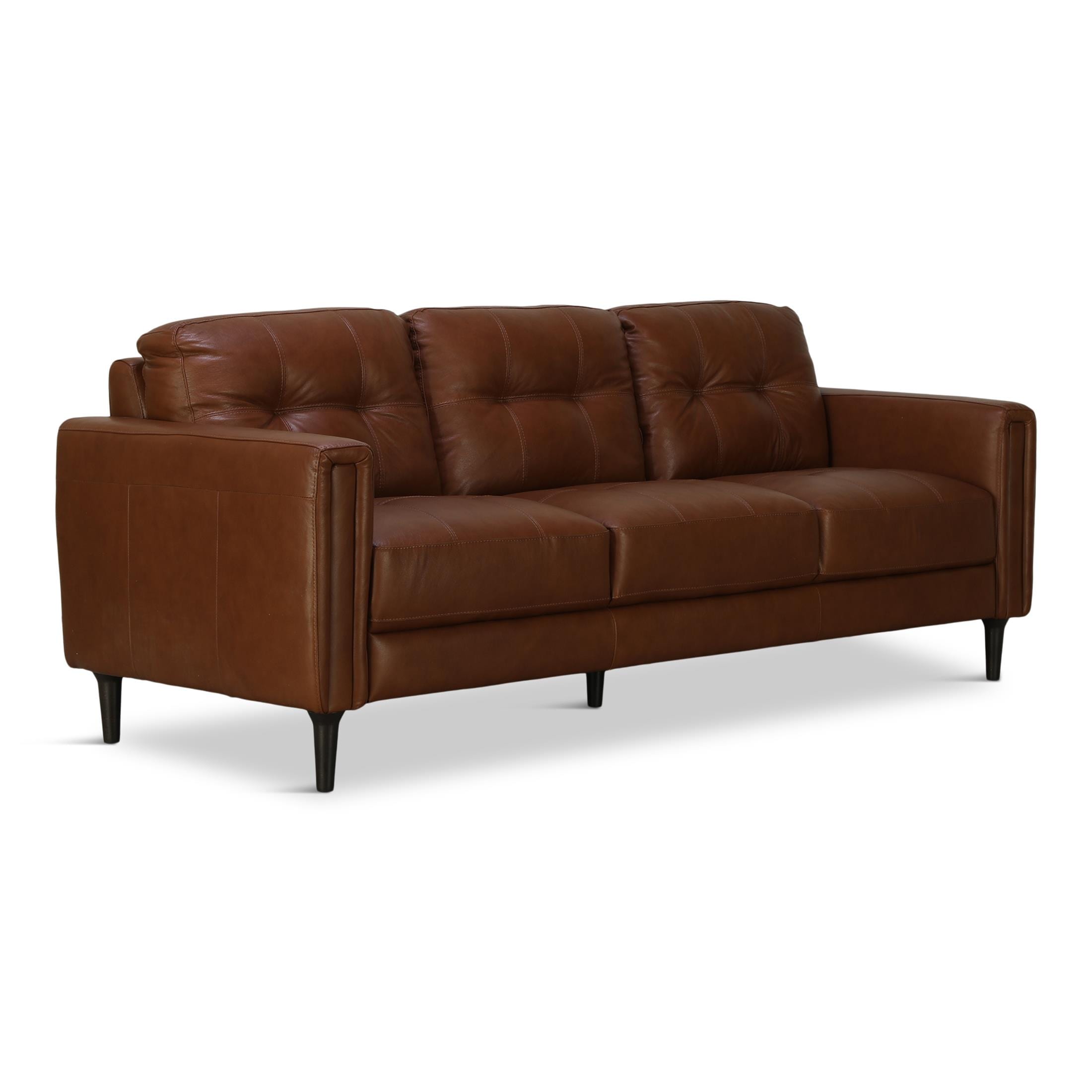 Alaric Leather Sofa - Indoor