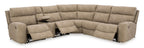 Next-Gen DuraPella 6-Piece Power Reclining Console Sectional