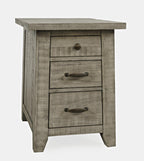 Driftwood Power Chairside End Table - Indoor