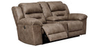 Stoneland Power Reclining Loveseat with Console - Fabric