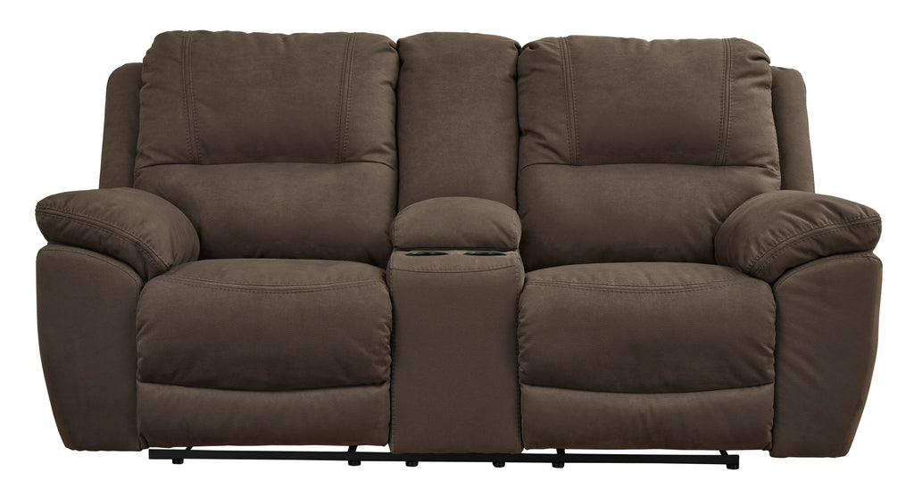 Next-Gen Gaucho Reclining Loveseat with Console - Fabric