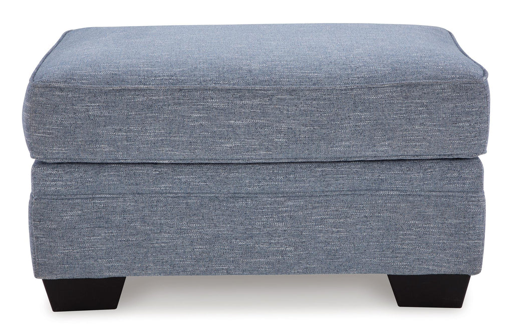 Carissa Manor Ottoman - Fabric