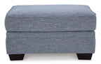 Carissa Manor Ottoman - Fabric