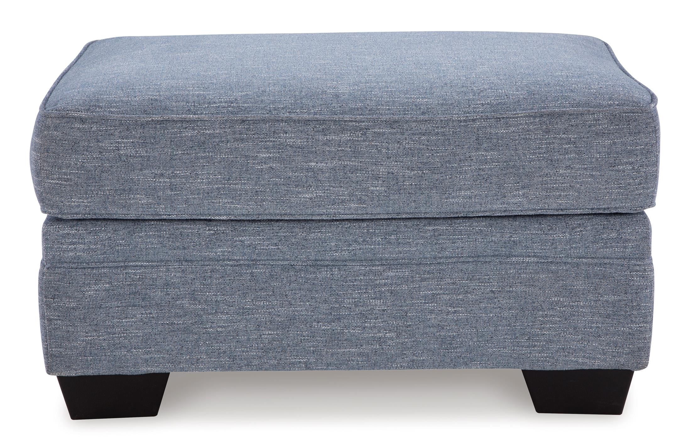 Carissa Manor Ottoman - Fabric