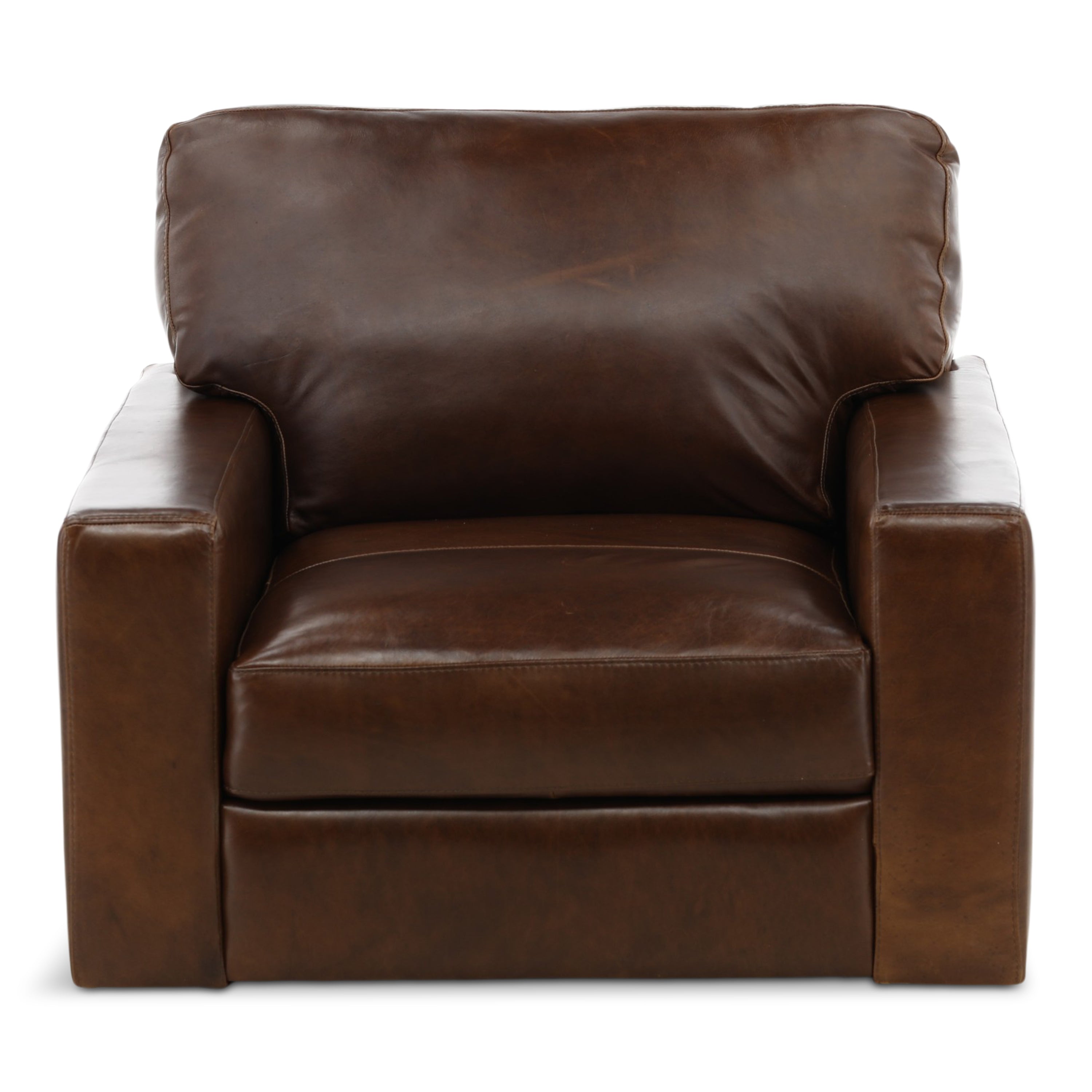 Riccardo Leather Swivel Chair - Indoor