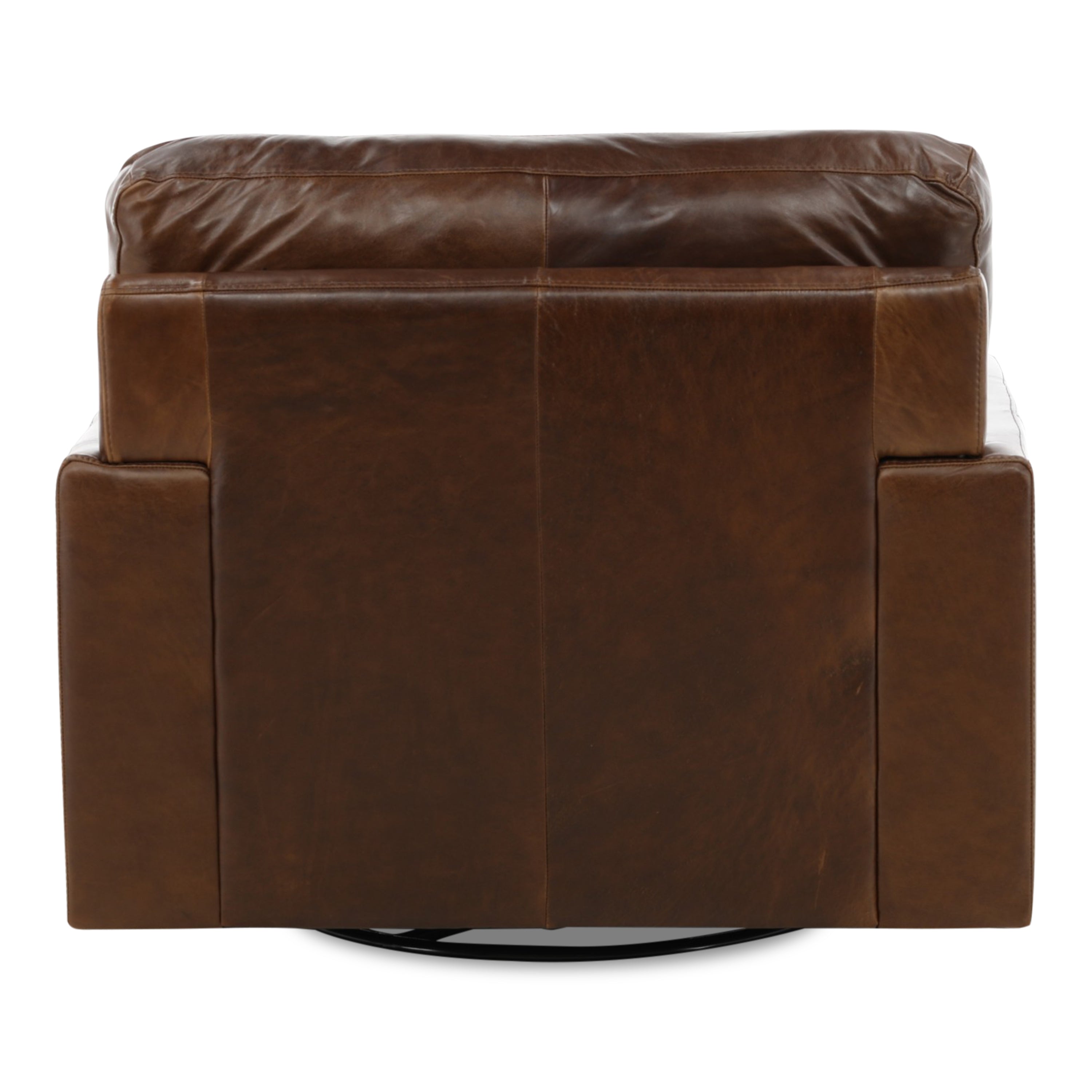 Riccardo Leather Swivel Chair - Indoor