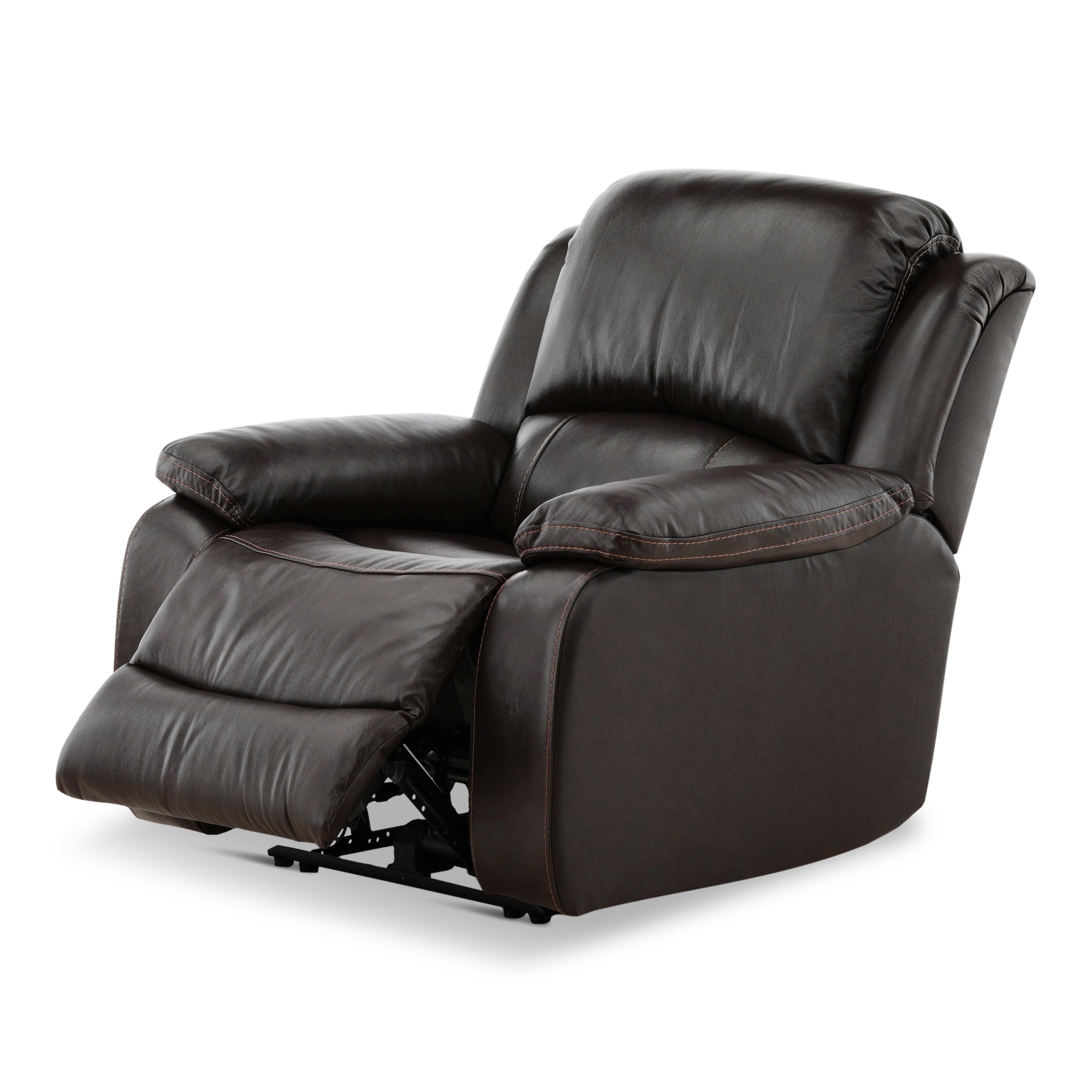 Edward Leather Power Recliner - Reclining