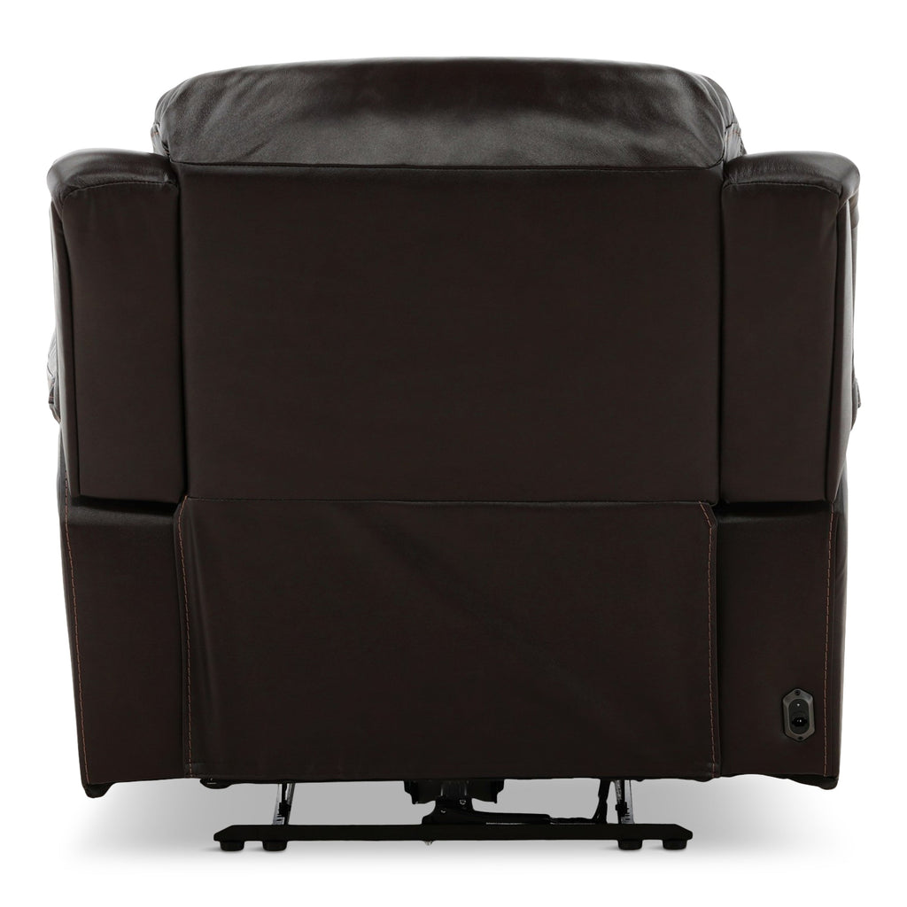 Edward Leather Power Recliner - Reclining