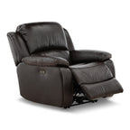 Edward Leather Power Recliner - Reclining