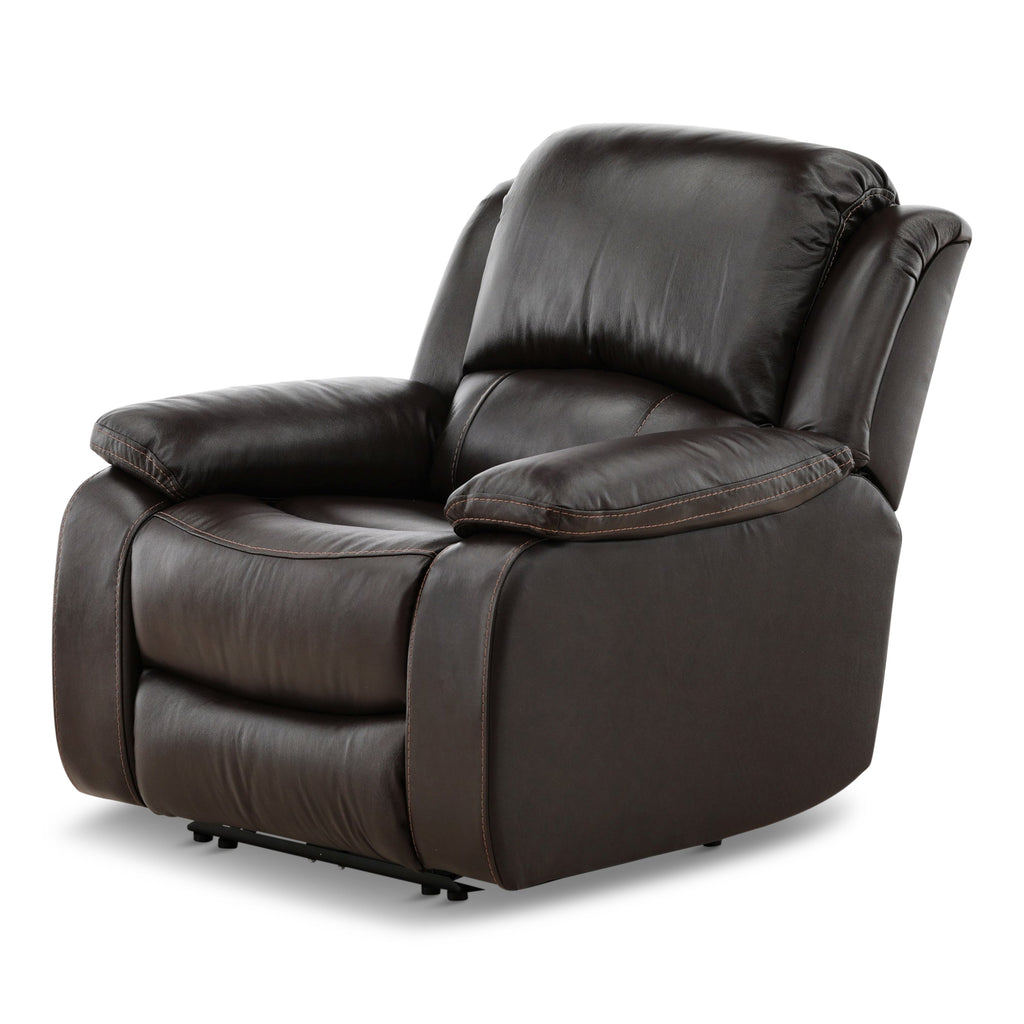 Edward Leather Power Recliner - Reclining