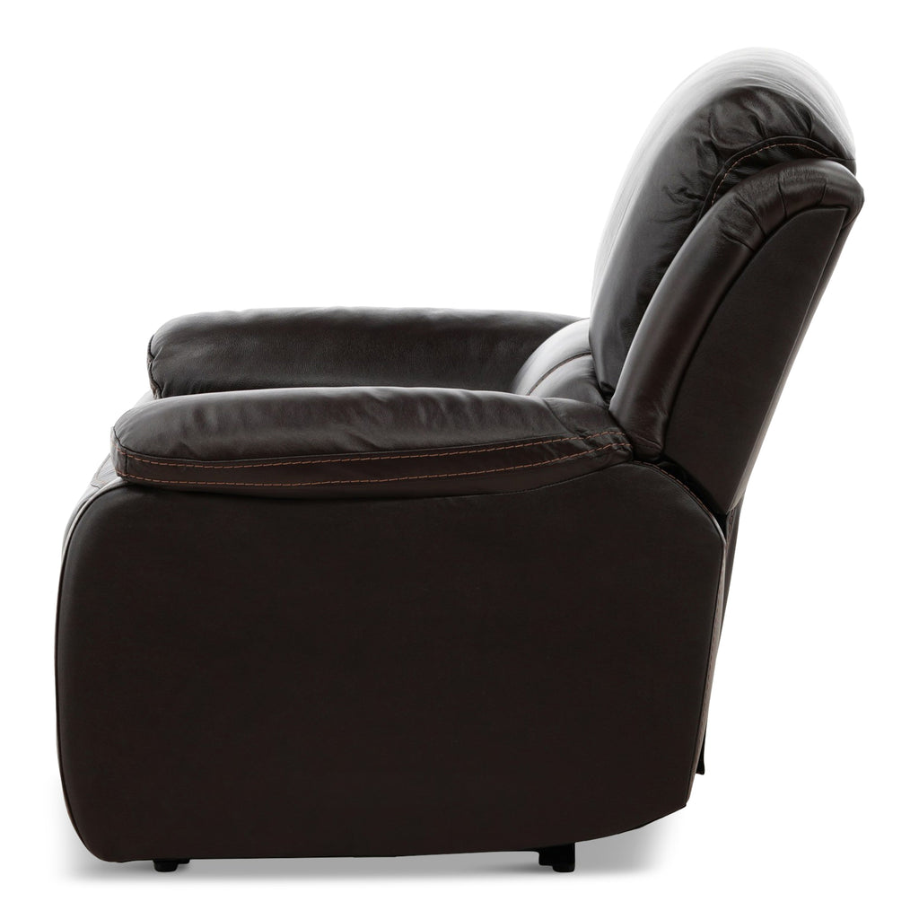 Edward Leather Power Recliner - Reclining