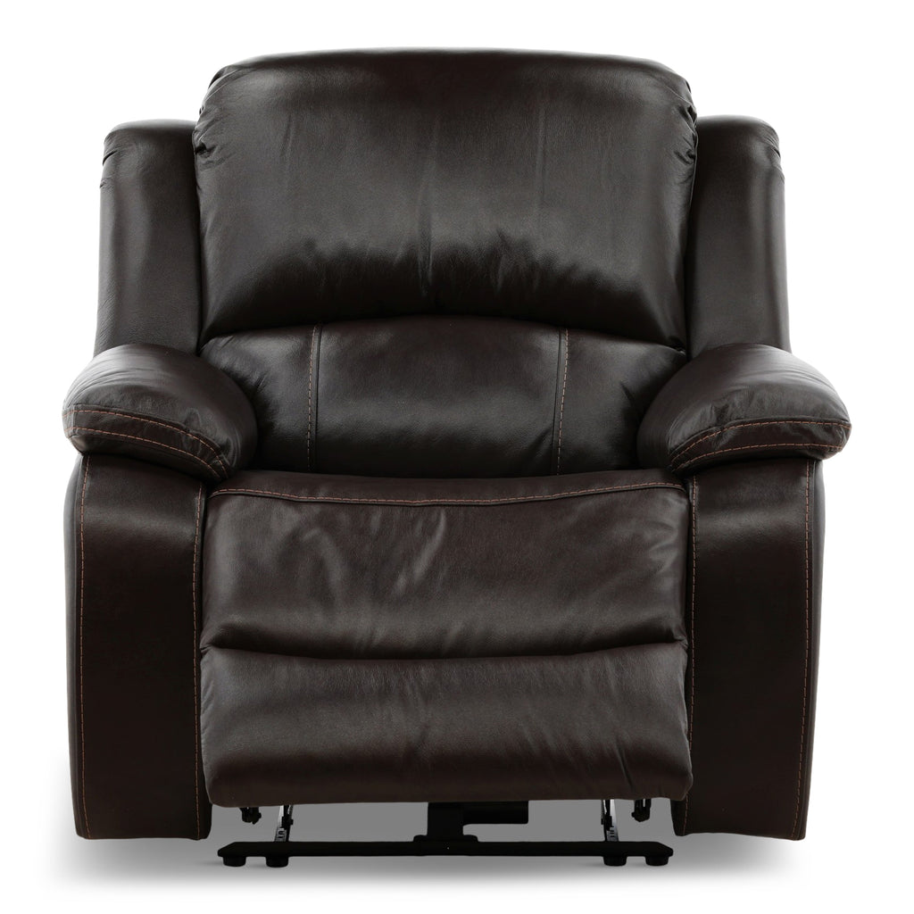 Edward Leather Power Recliner - Reclining
