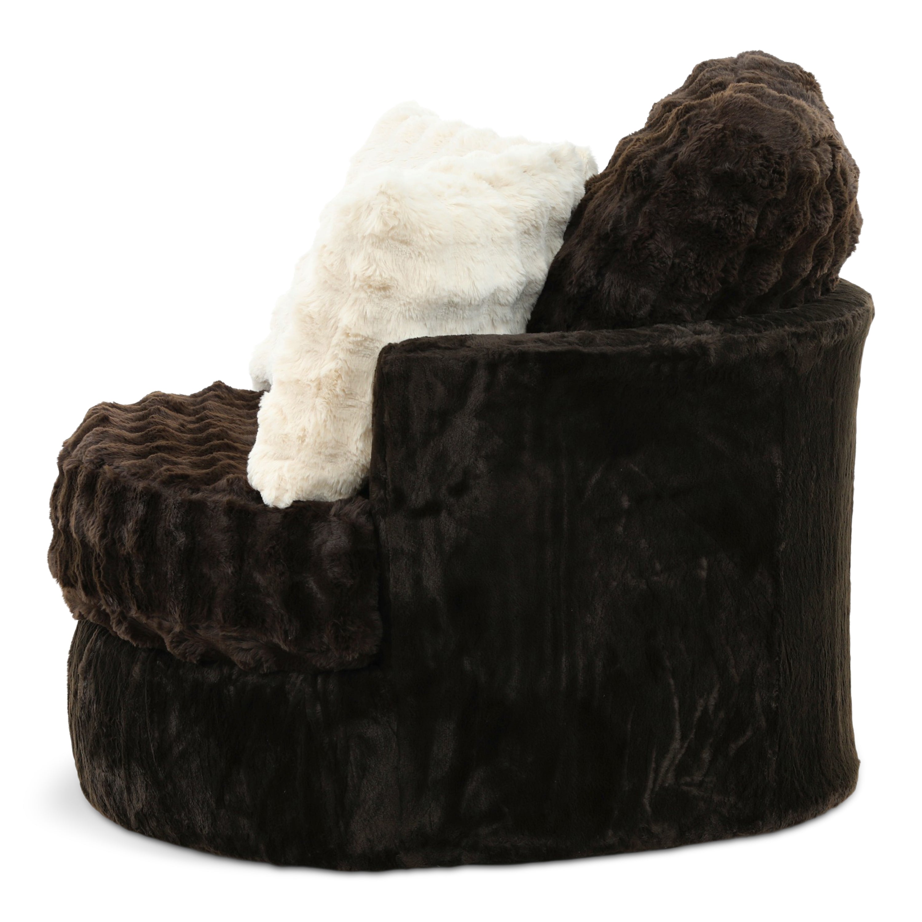 Kama Swivel Barrel Chair - Fabric