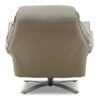 Cayman Leather Power Swivel Chair with Ottoman - Reclining