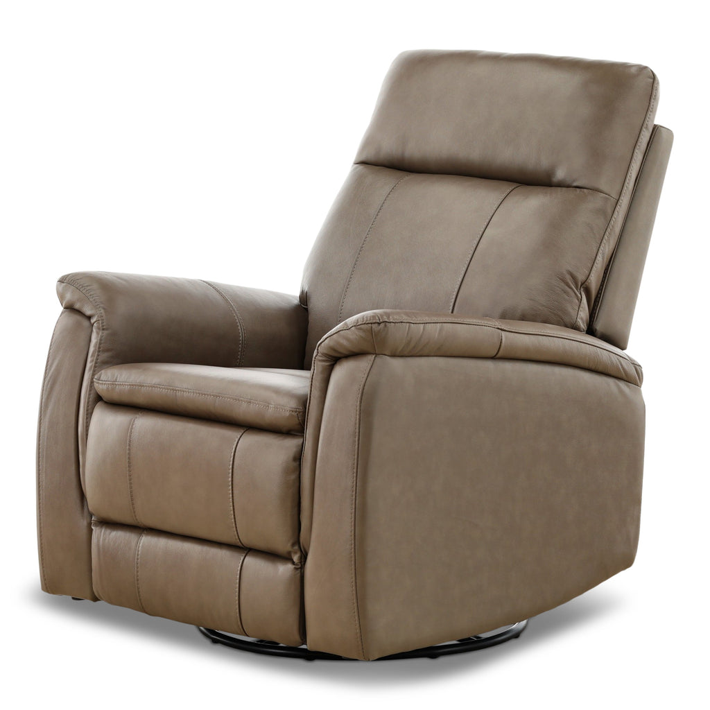 Madrid Leather Swivel Glider Recliner