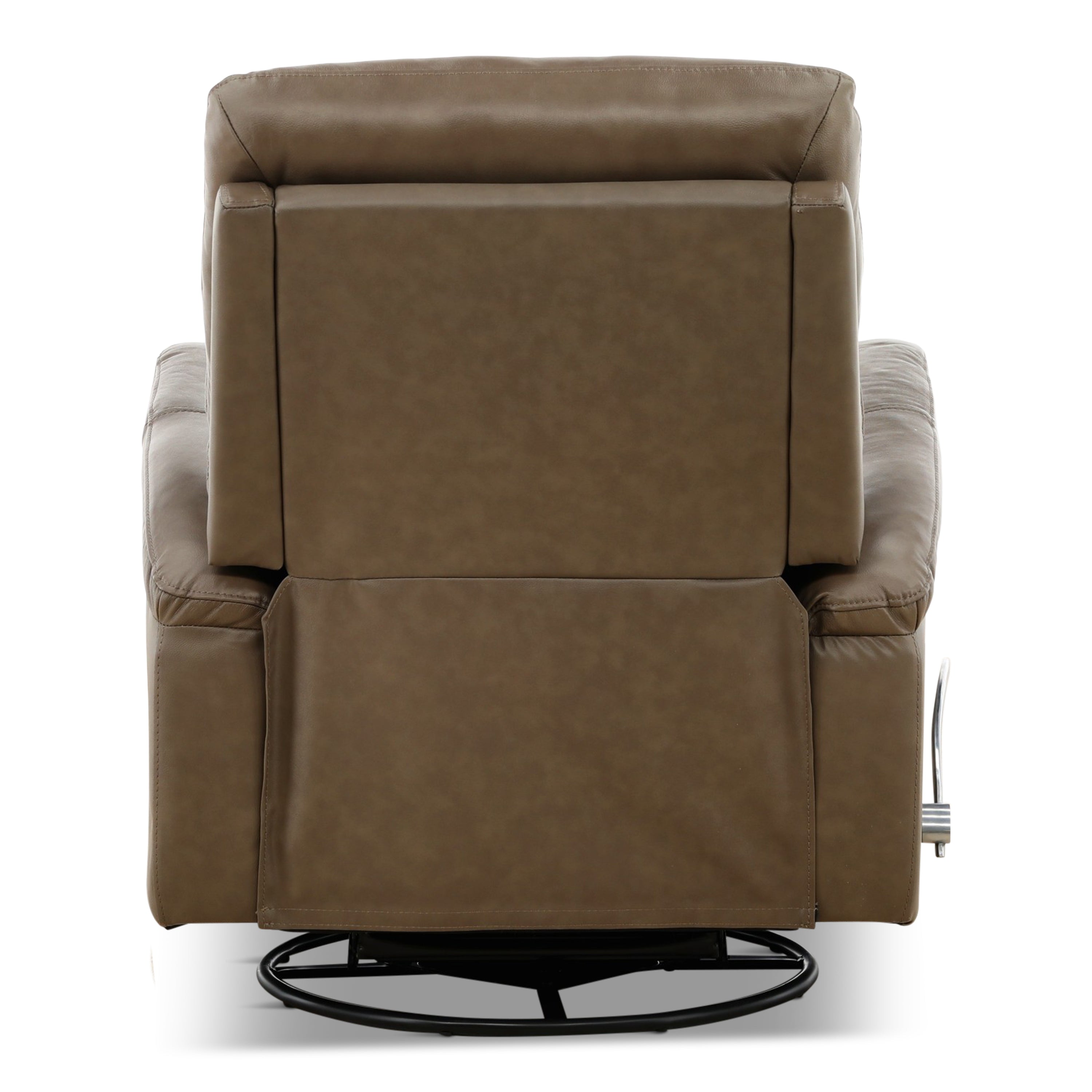 Madrid Leather Swivel Glider Recliner