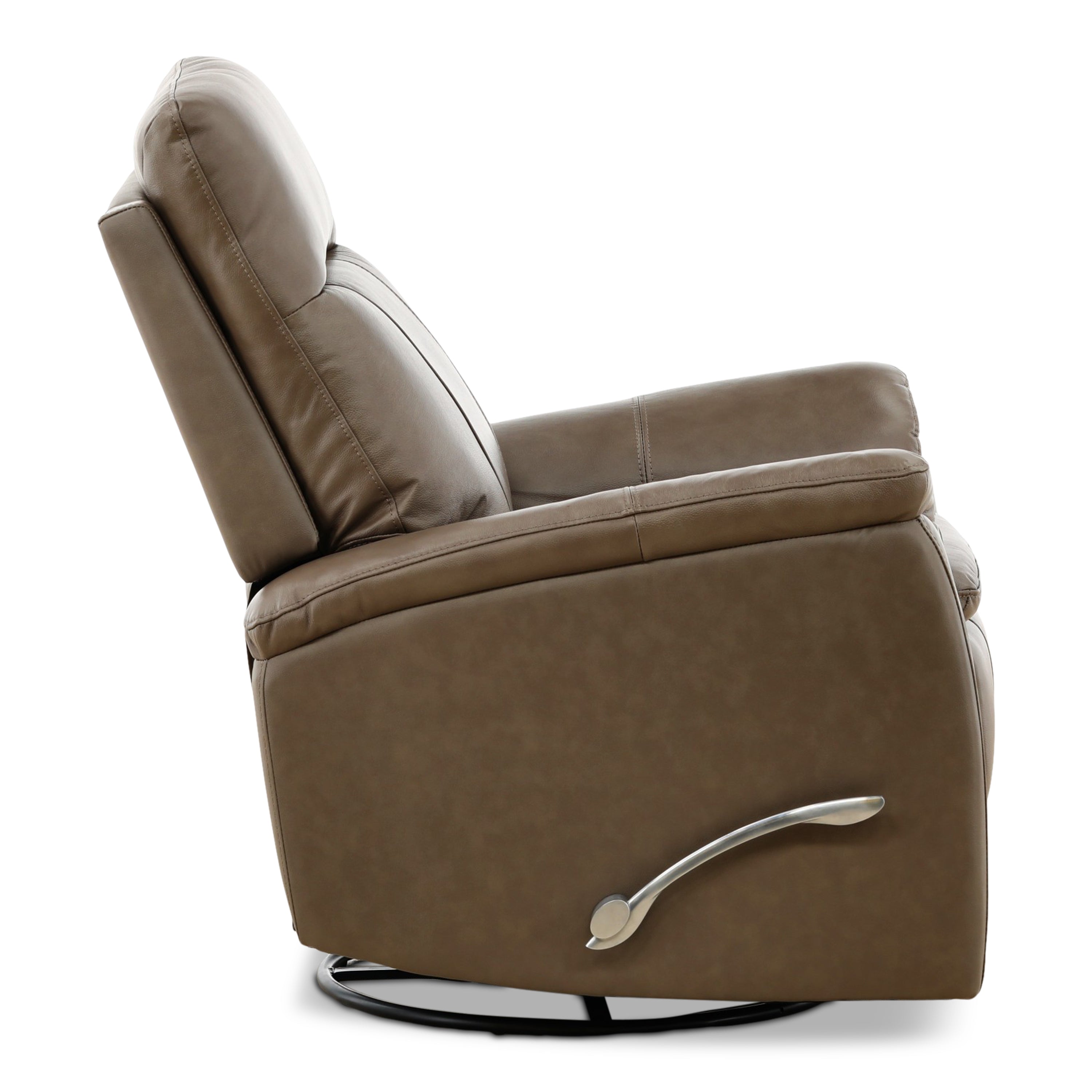 Madrid Leather Swivel Glider Recliner