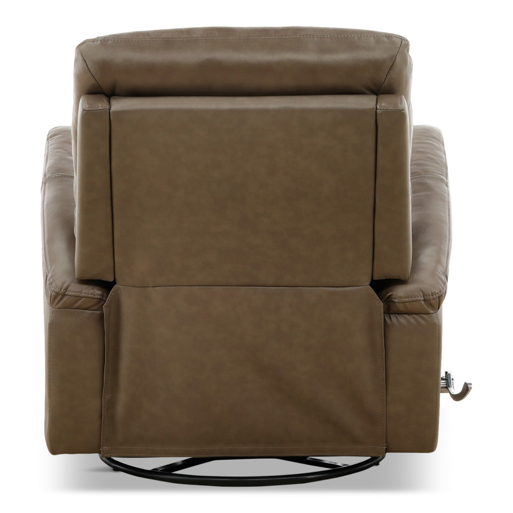 Madrid Leather Swivel Glider Recliner