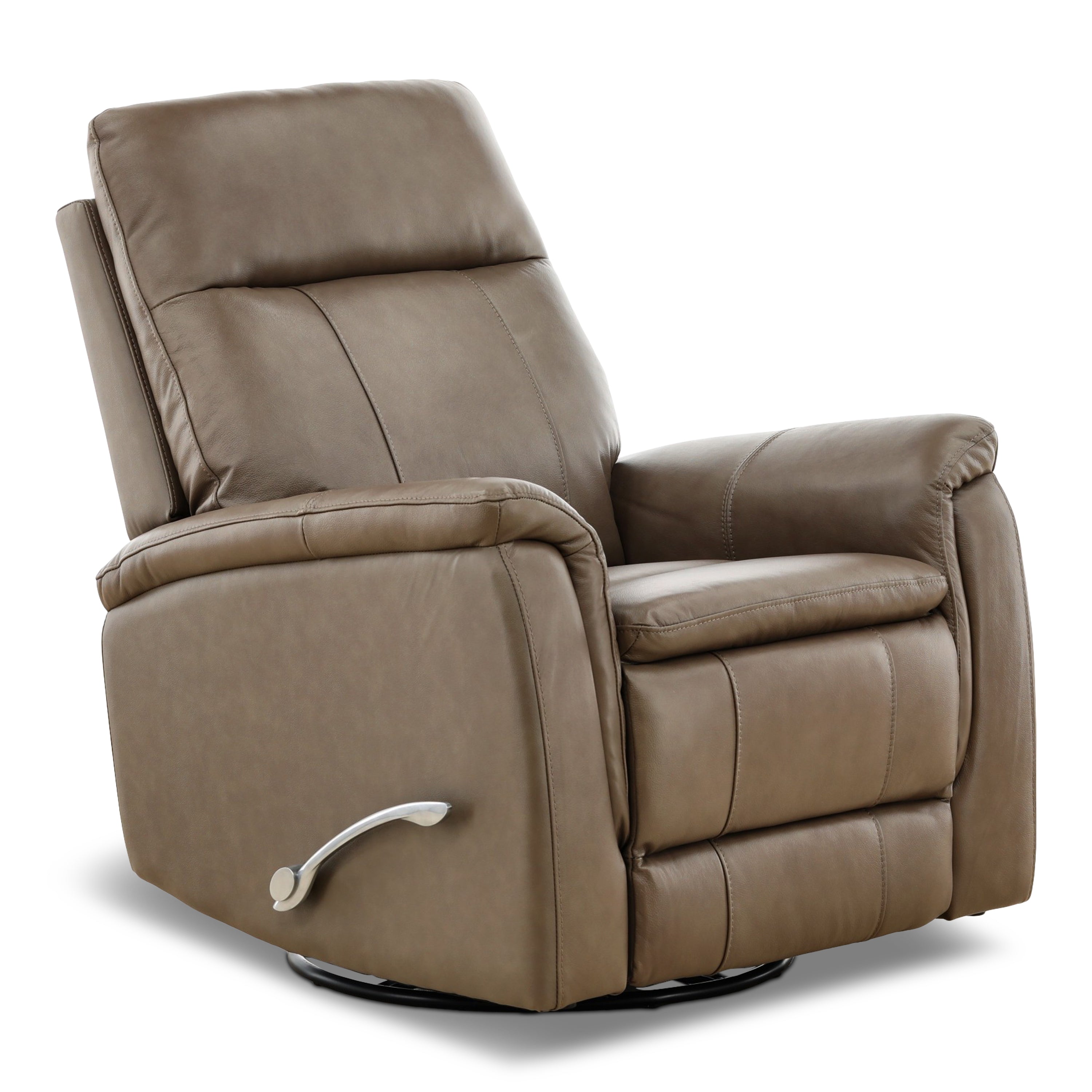 Madrid Leather Swivel Glider Recliner