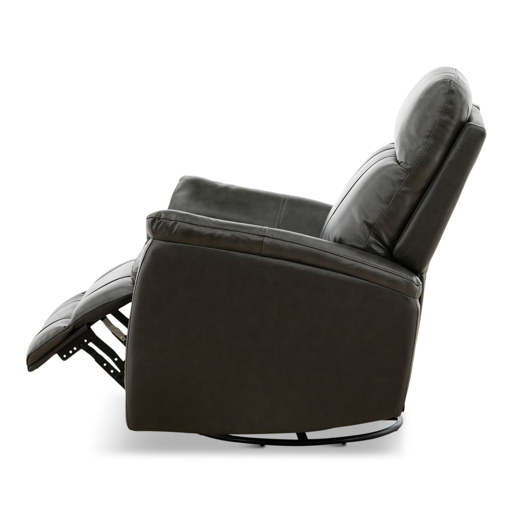 Madrid Leather Swivel Glider Recliner