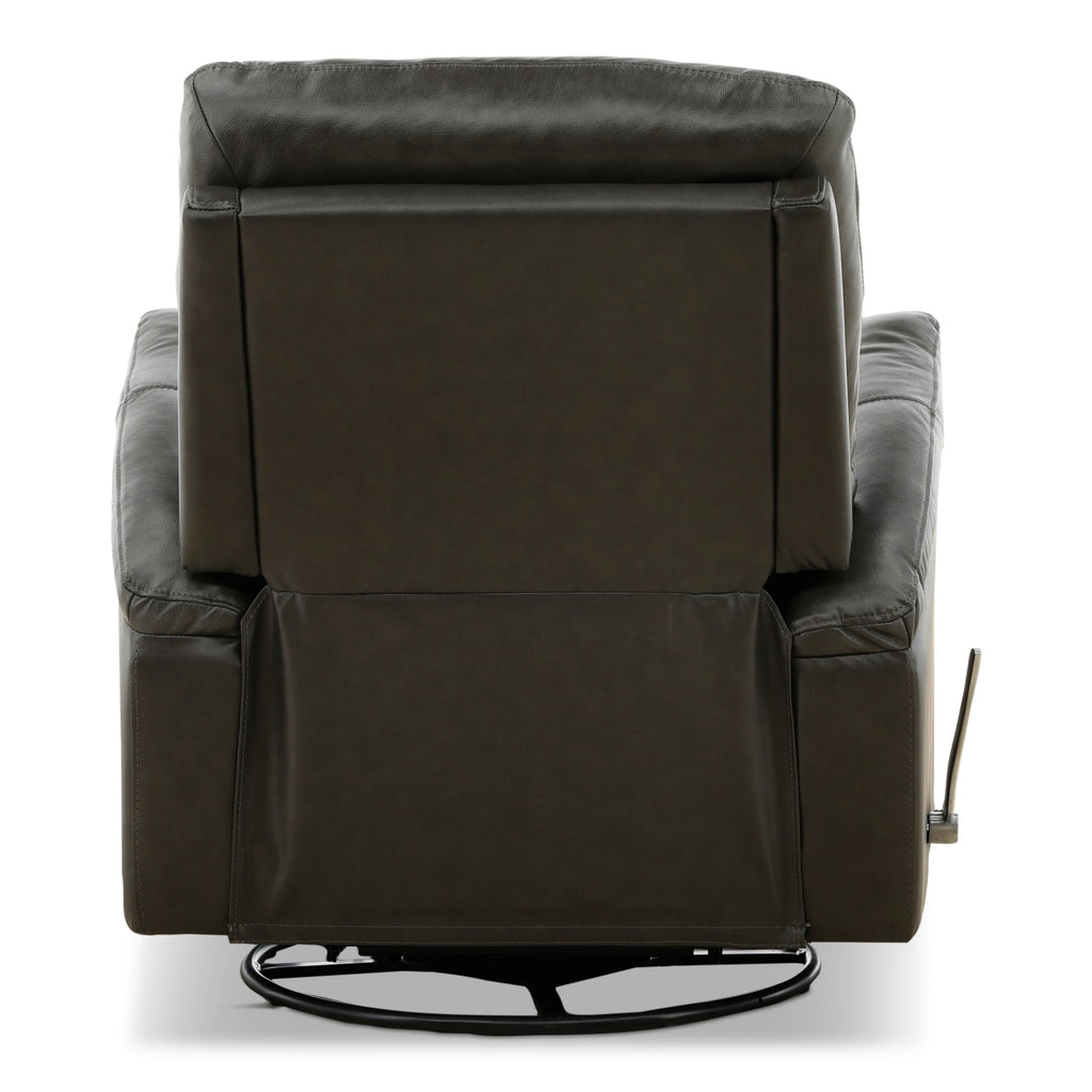 Madrid Leather Swivel Glider Recliner