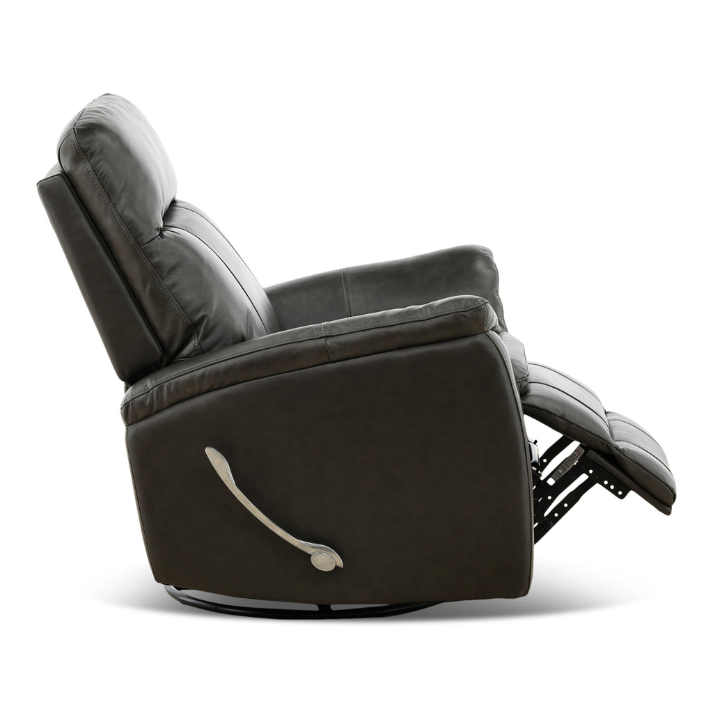 Madrid Leather Swivel Glider Recliner