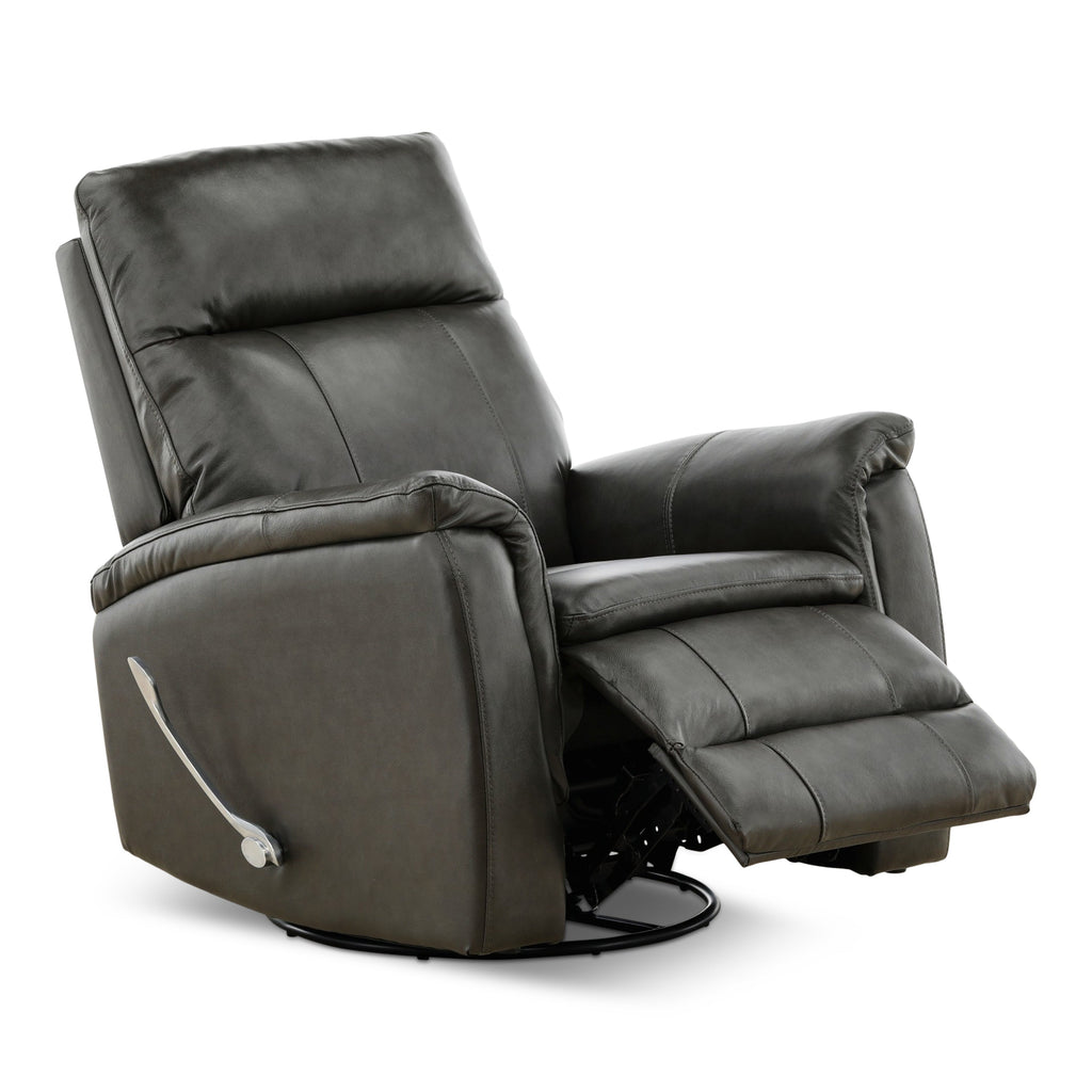 Madrid Leather Swivel Glider Recliner