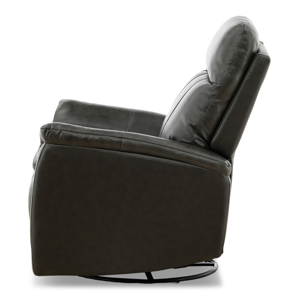 Madrid Leather Swivel Glider Recliner