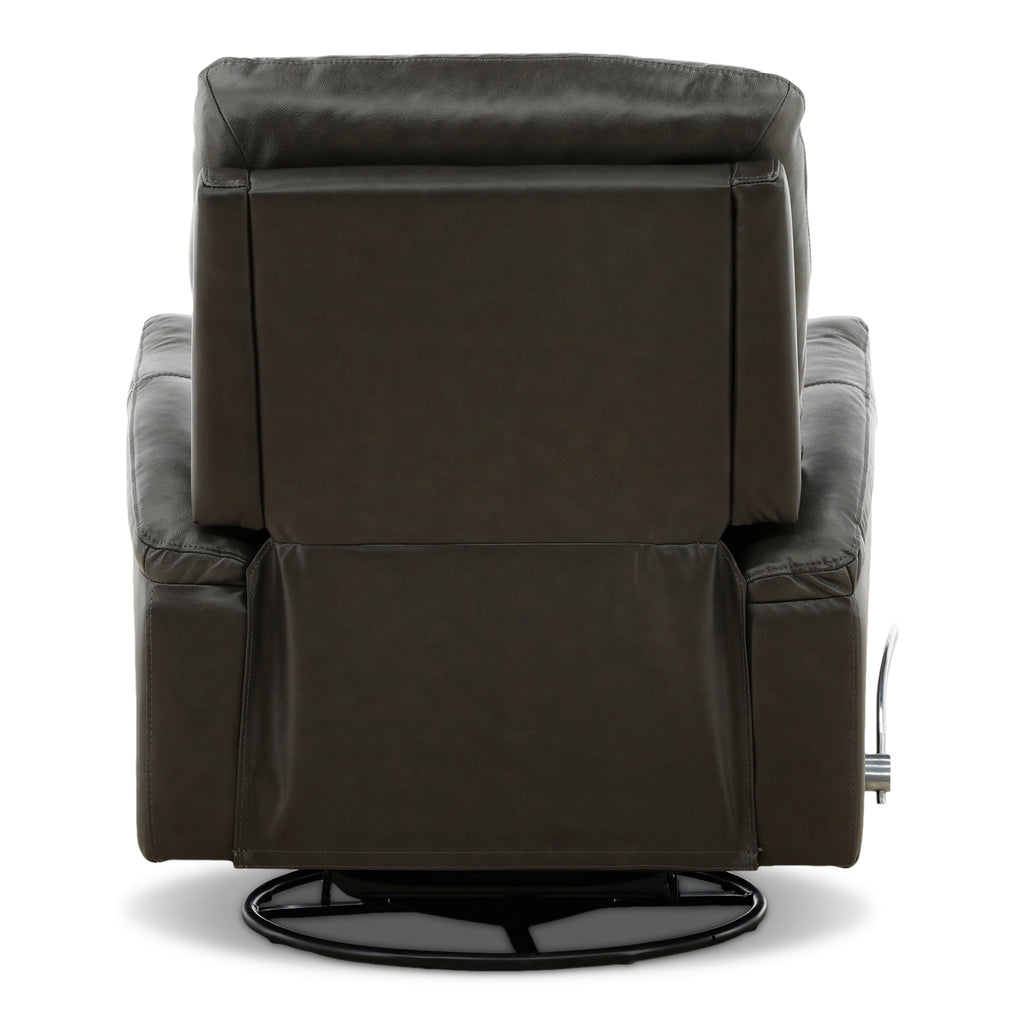 Madrid Leather Swivel Glider Recliner