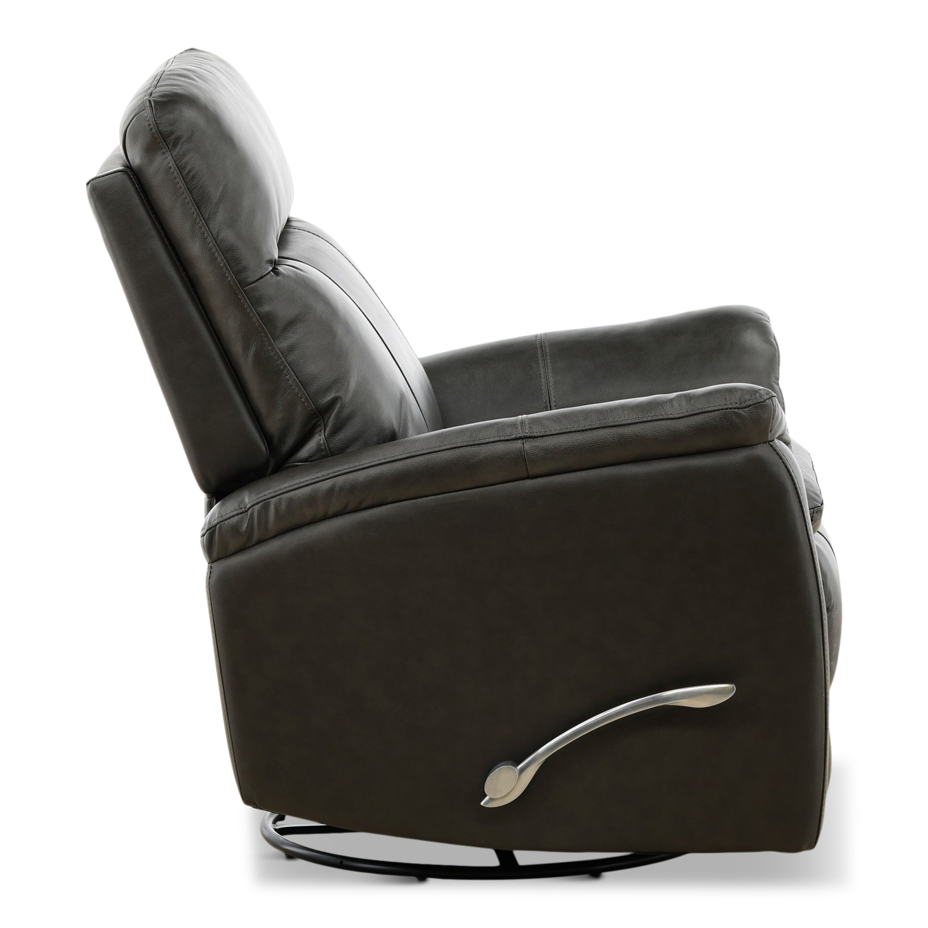 Madrid Leather Swivel Glider Recliner