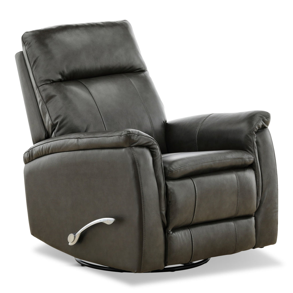 Madrid Leather Swivel Glider Recliner
