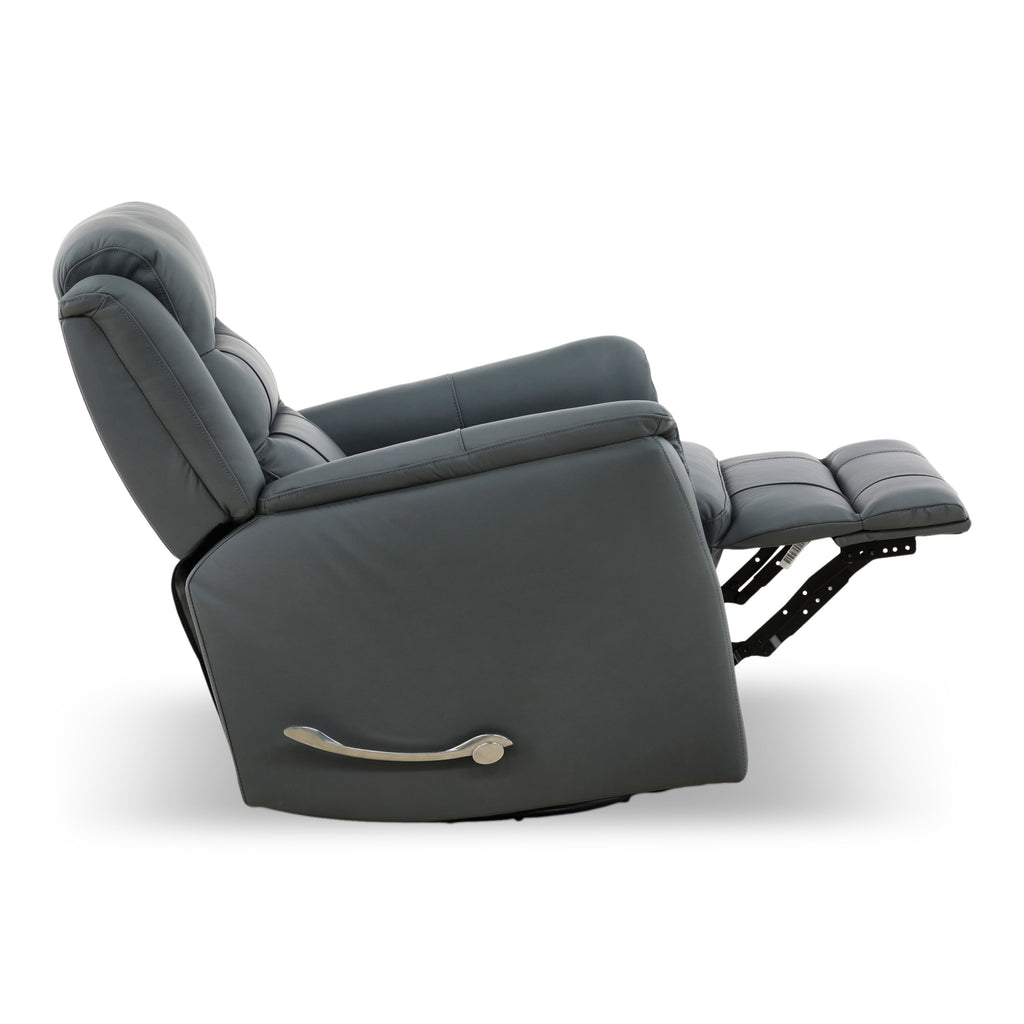 Zane Leather Swivel Glider Recliner