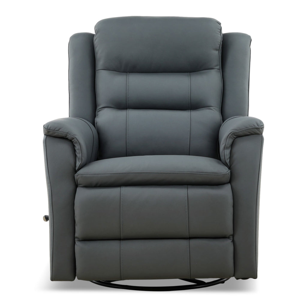 Zane Leather Swivel Glider Recliner