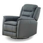 Zane Leather Swivel Glider Recliner