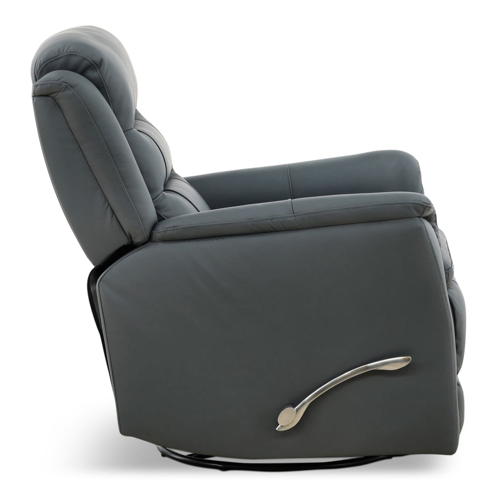 Zane Leather Swivel Glider Recliner