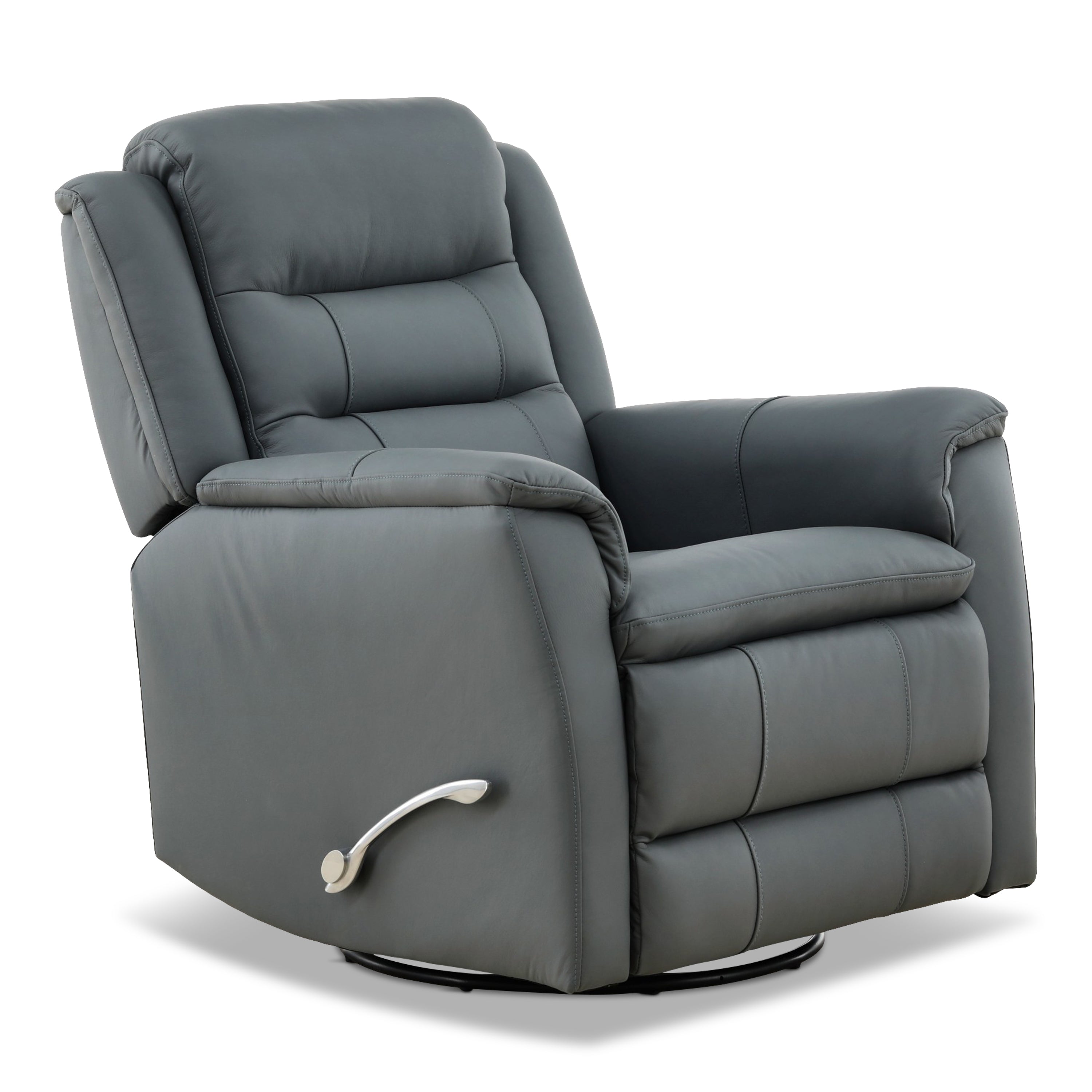 Zane Leather Swivel Glider Recliner