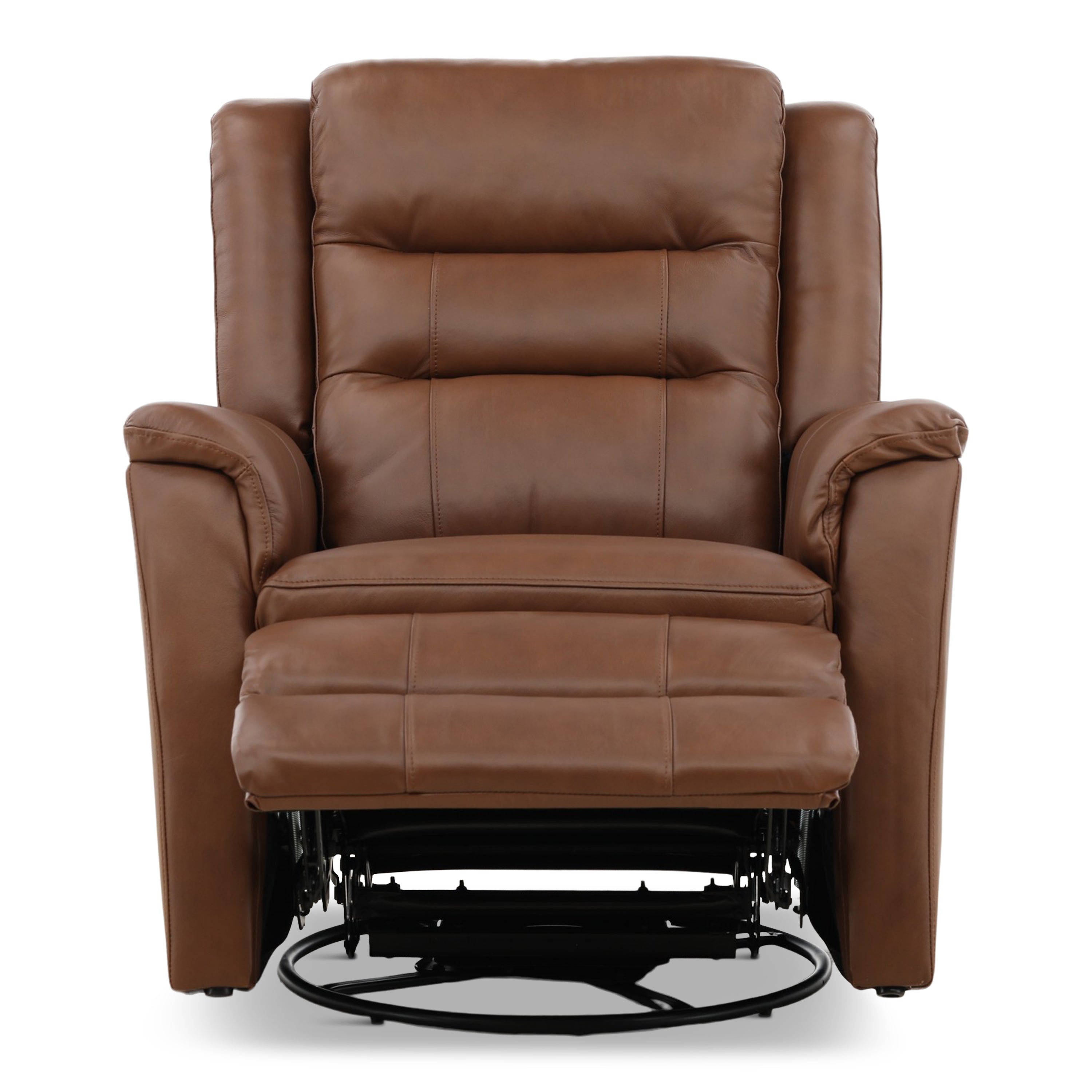 Zane Leather Swivel Glider Recliner