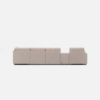 Modular Left Facing One 8-Piece Sectional - Stone