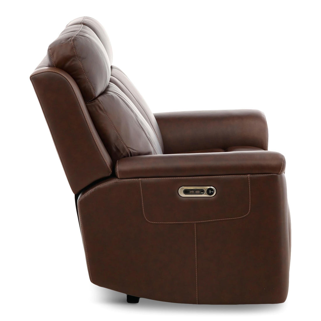 Adrian Leather Power Reclining Loveseat - Indoor