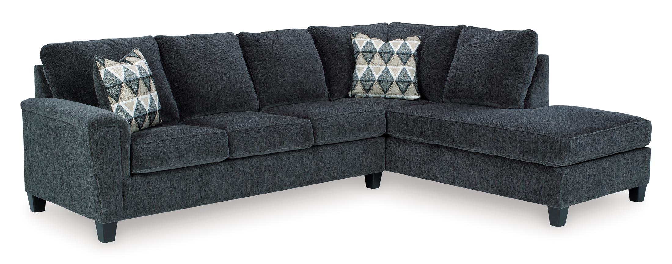 Abinger 2-Piece Smoke Sectional with Chaise - Set