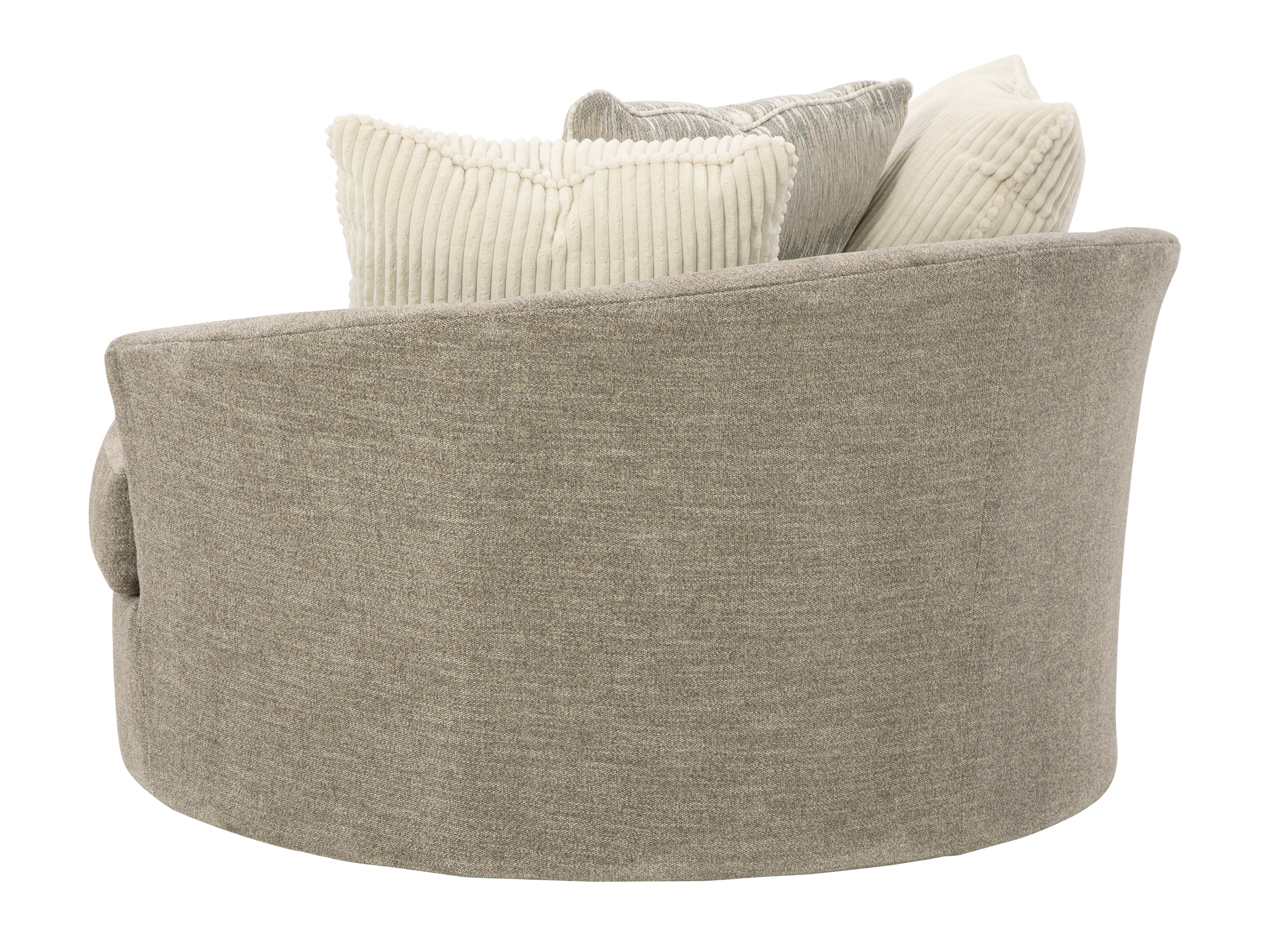 Creswell Oversized Swivel Accent Chair - Fabric