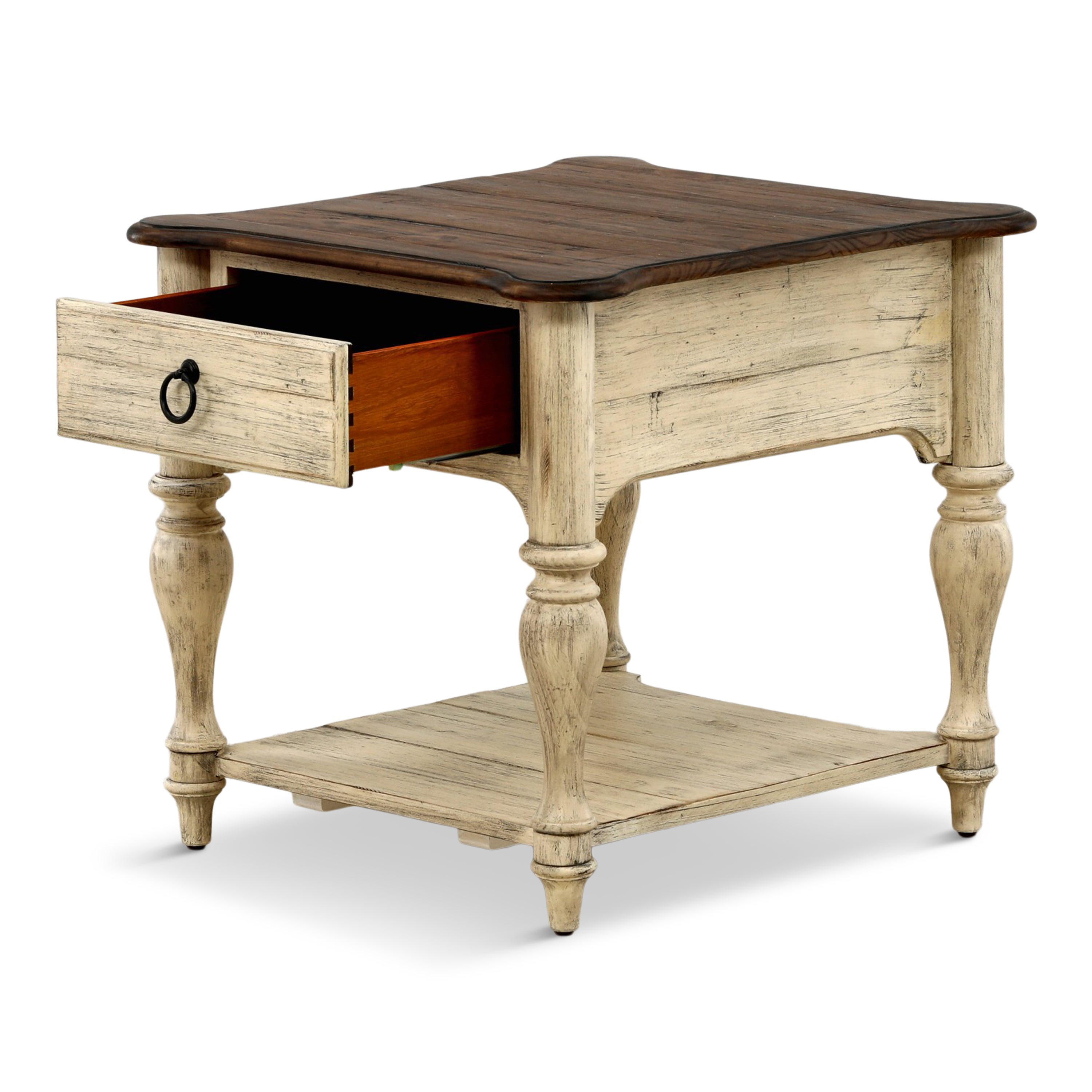 Rustic Roots End Table - Indoor