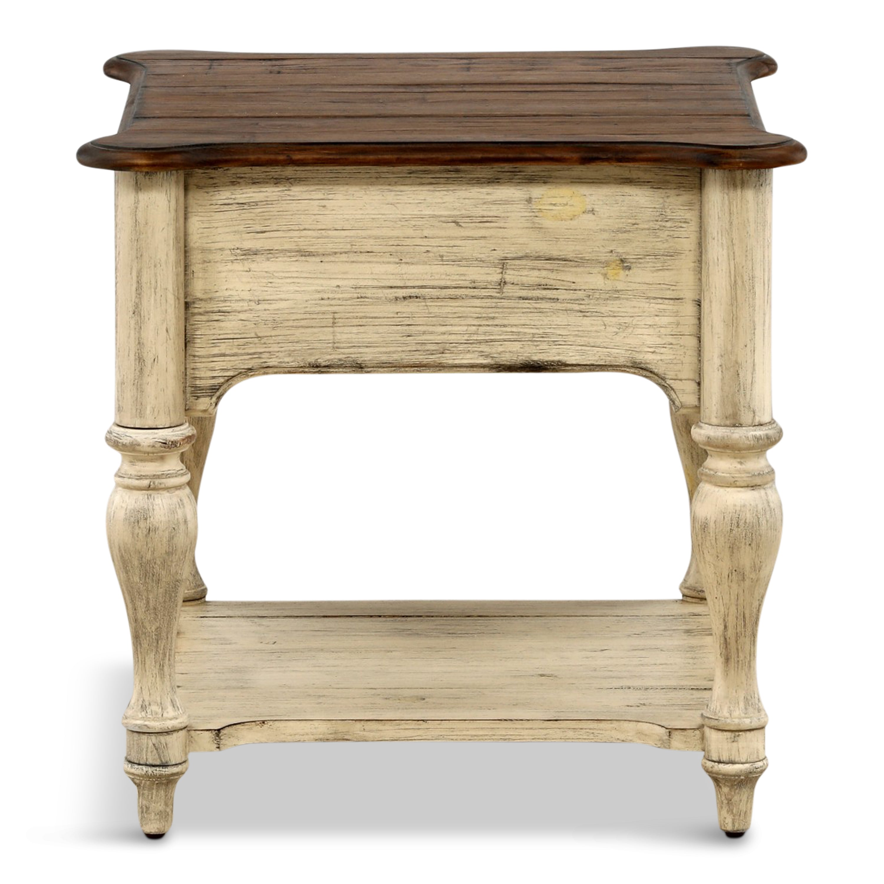 Rustic Roots End Table - Indoor