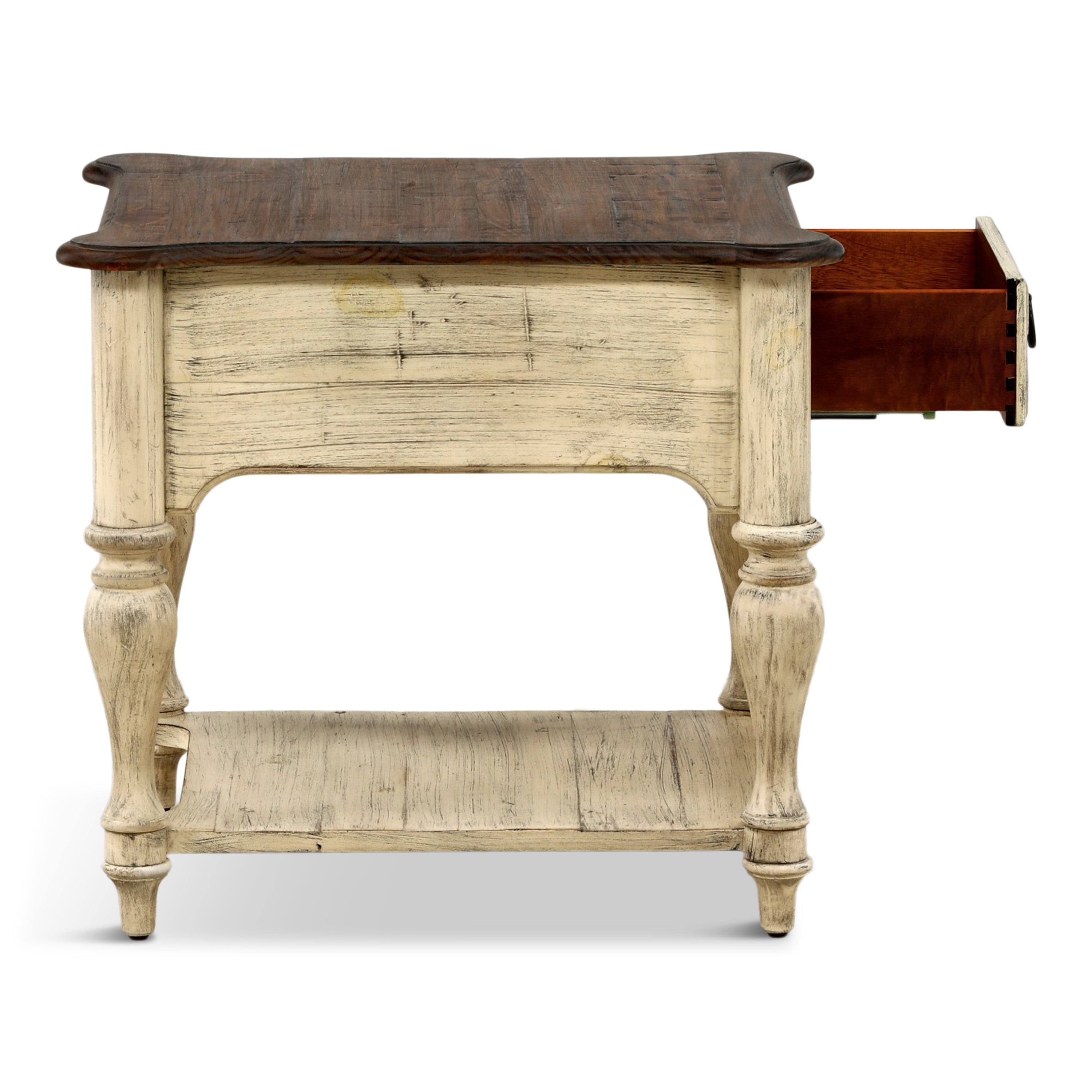 Rustic Roots End Table - Indoor