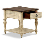 Rustic Roots End Table - Indoor