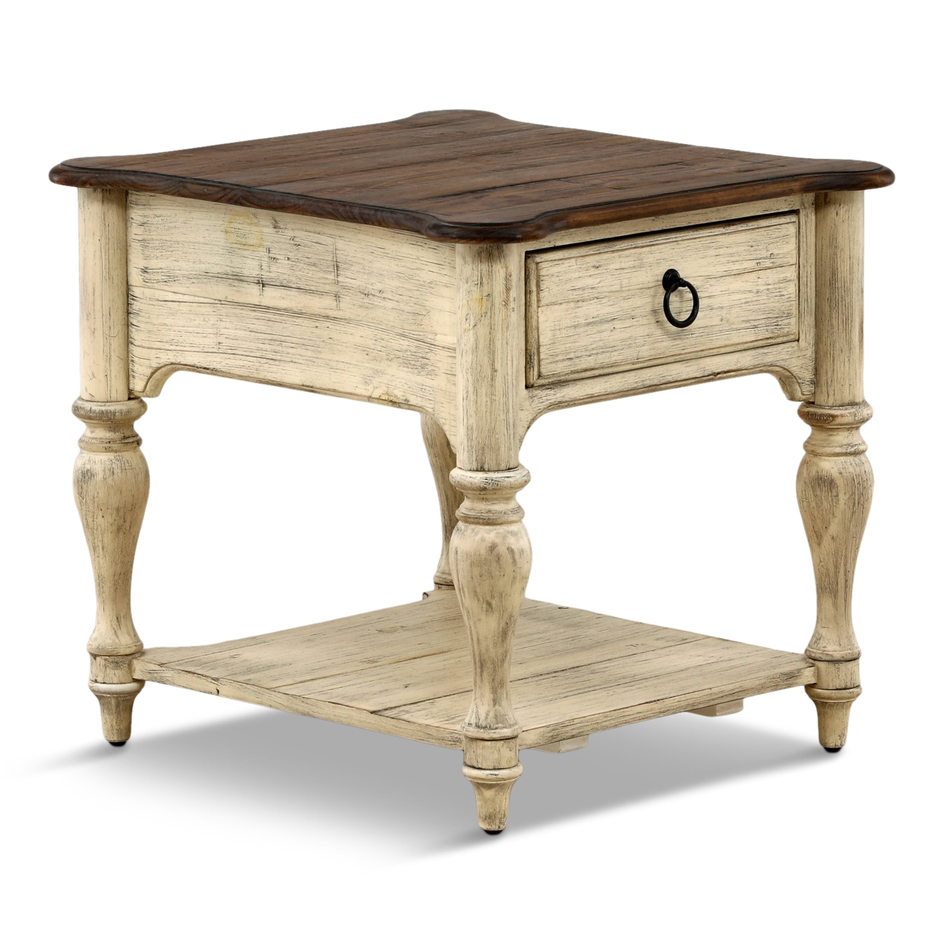 Rustic Roots End Table - Indoor