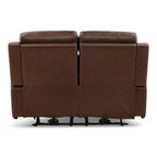 Adrian Leather Power Reclining Loveseat - Indoor