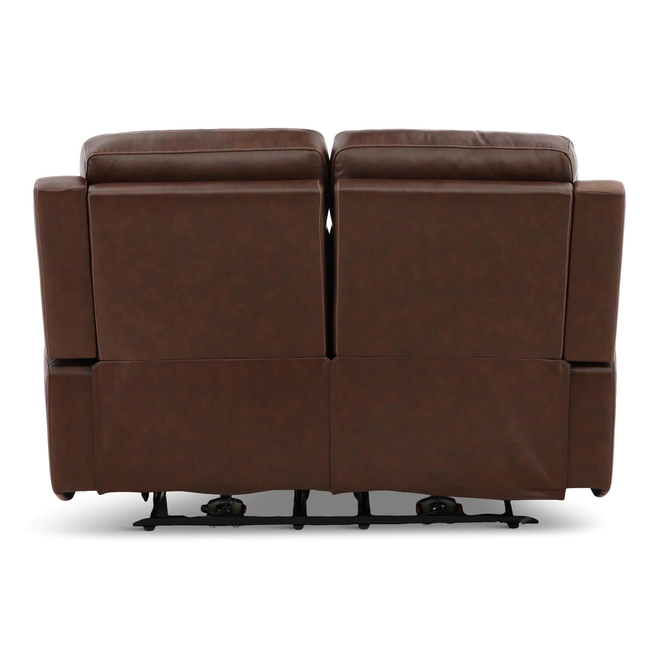 Adrian Leather Power Reclining Loveseat - Indoor