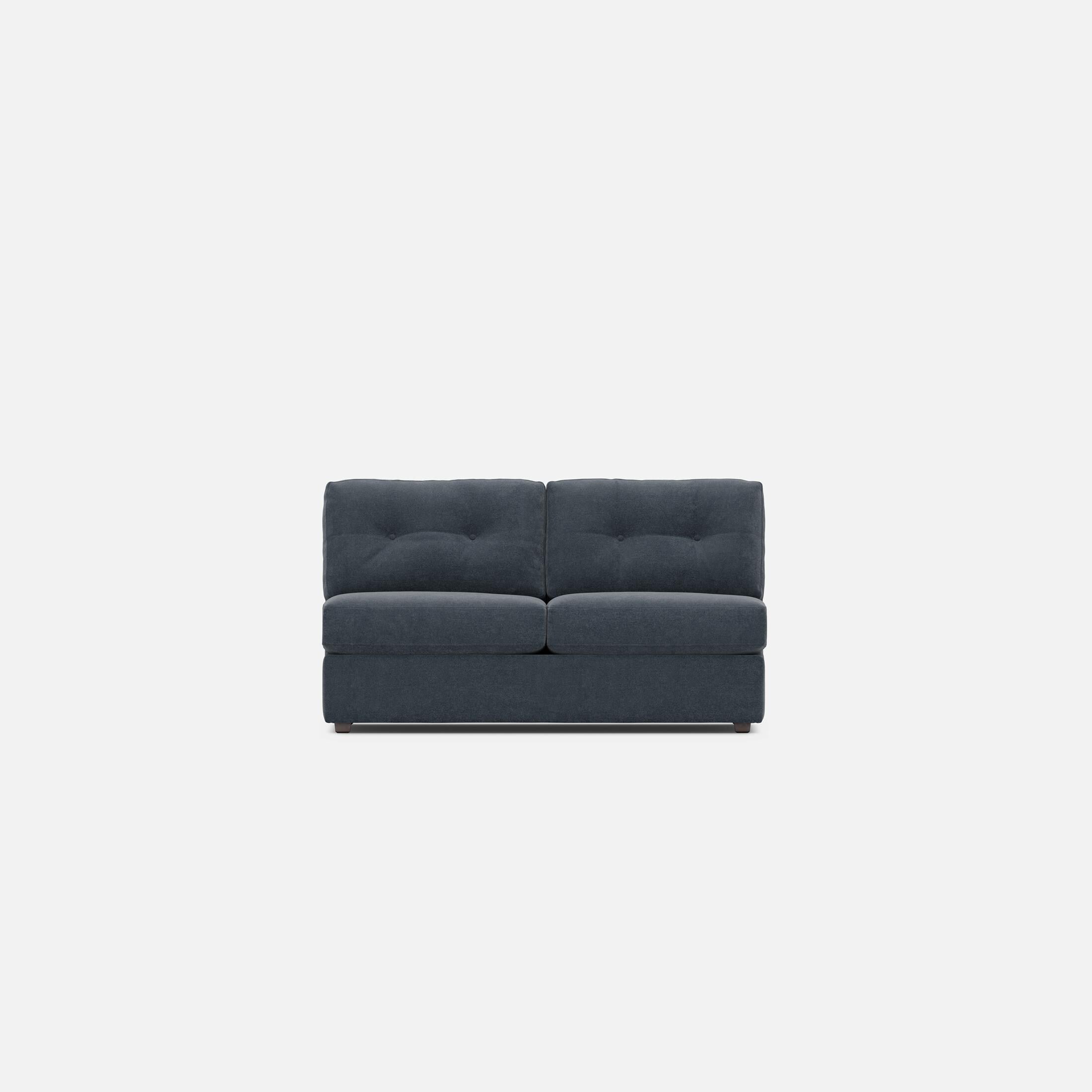 Modular One Armless Full Innerspring Sleeper Sofa - Fabric